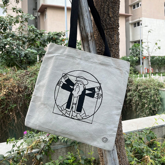 Vitruvian Man TOTE BAG