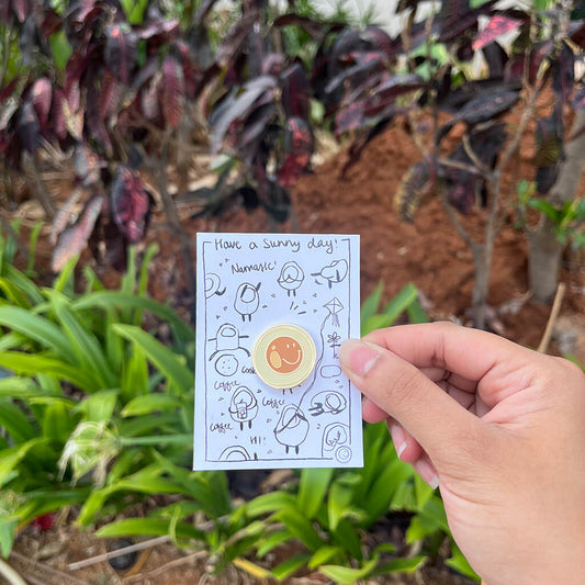 Sunny Side Up Enamel PIN