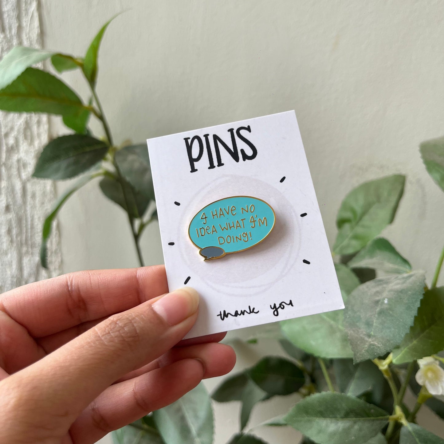 No Idea Enamel PIN