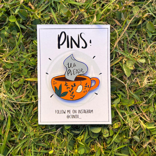 Tea Please Enamel PIN